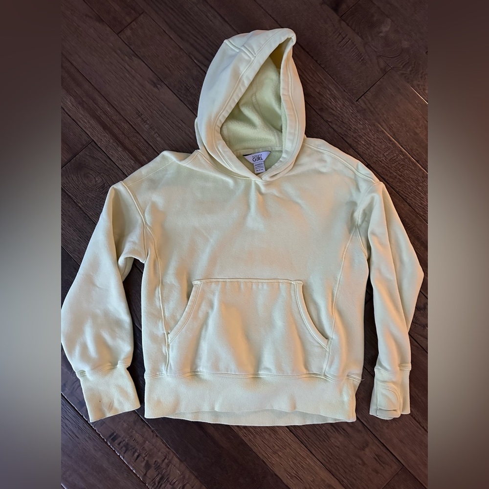 Athleta Girl Retroactive Oversized Hoodie, Yellow, M/8-10
